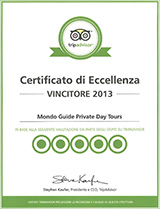 Certificato Tripadvisor 2013