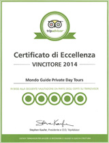 Certificato Tripadvisor 2014