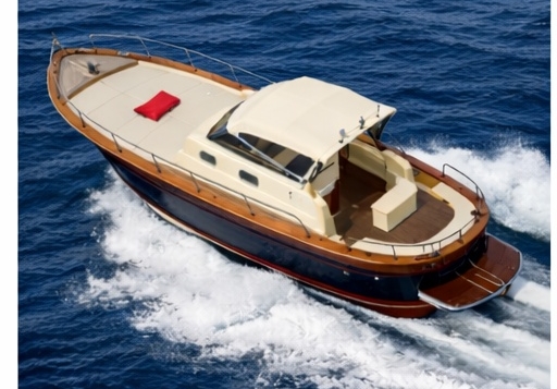 From Maiori to the Amalfi Coast in a Luxury 36-Foot Fast Gozzo Boat