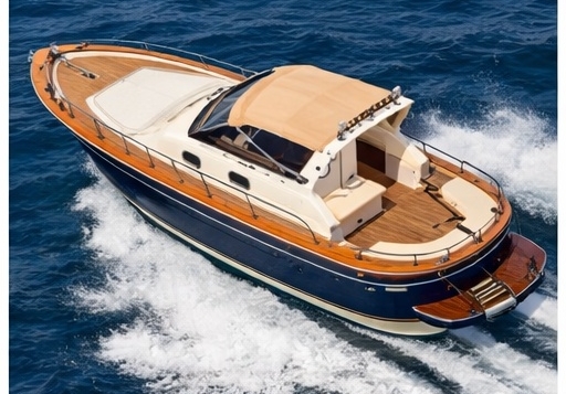 From Sorrento to the Amalfi Coast in a Luxury 38-Foot Fast Gozzo Boat