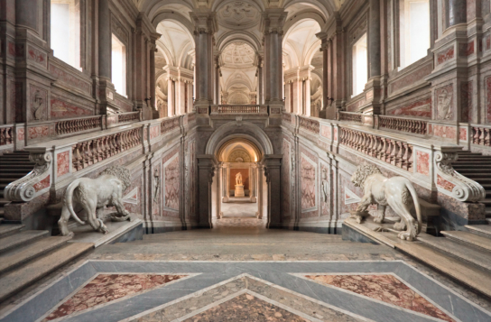 Transfer to Rome with a Stop at the Royal Palace of Caserta