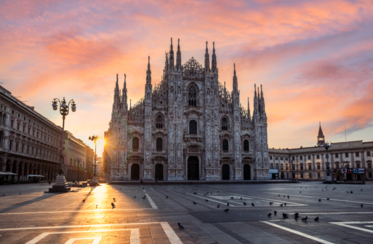 Transfer to Milan with a Stop in Verona