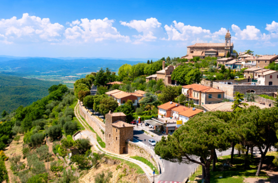 Transfer to Orvieto with Stops in Montepulciano and Montalcino