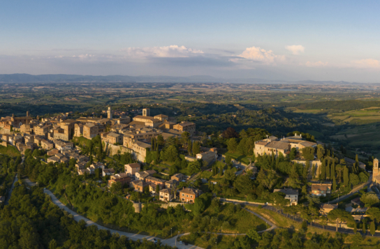 Transfer to Bologna with Stops in Montepulciano and Farm Experience