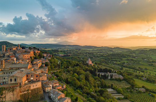 Transfer to Florence with Stops in Montepulciano and Montalcino