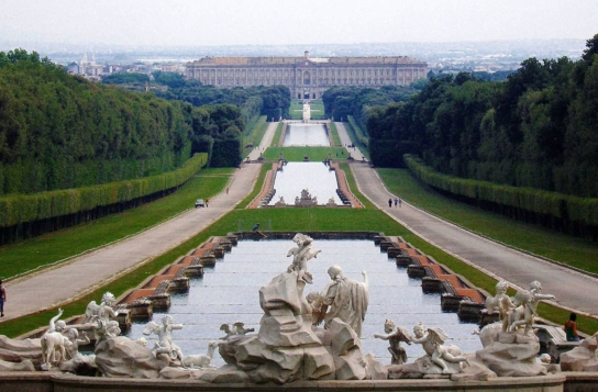 Transfer to Salerno with a Stop at the Royal Palace of Caserta