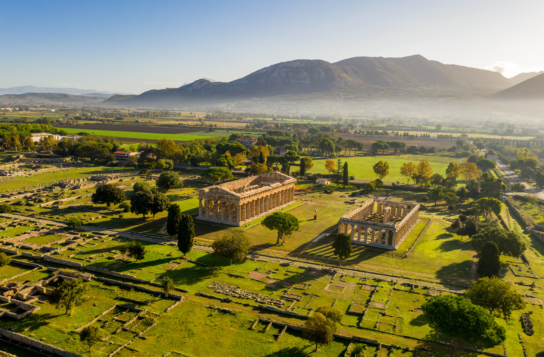 Transfer to Rome with a Stop in Paestum