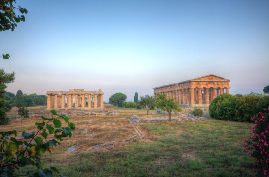 Transfer to Naples with Stops in Paestum and Pompeii