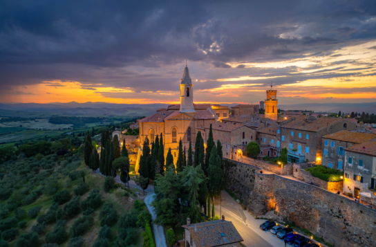 Transfer to Florence with Stops in Montepulciano and Pienza