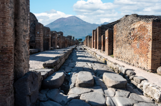 Transfer to Rome with Stops in Pompeii and Vesuvius