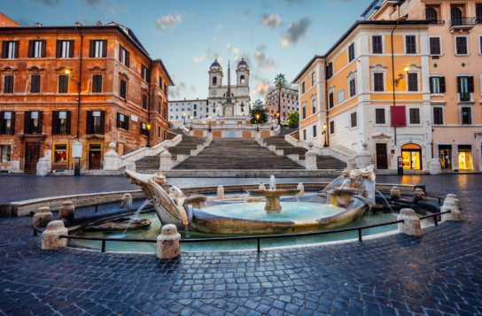 Transfer to Rome with a Stop at the Royal Palace of Caserta