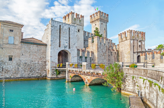 Scaliger Castle in Sirmione, Italy