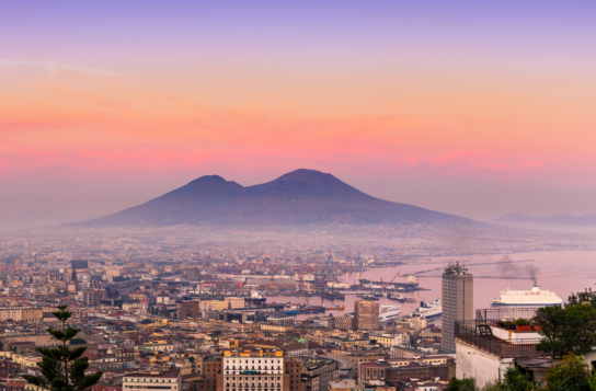 Transfer to Salerno with a Stop at Mount Vesuvius