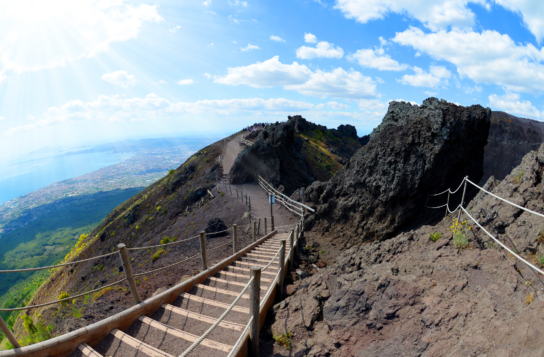 Transfer to Naples with a Stop at Mount Vesuvius